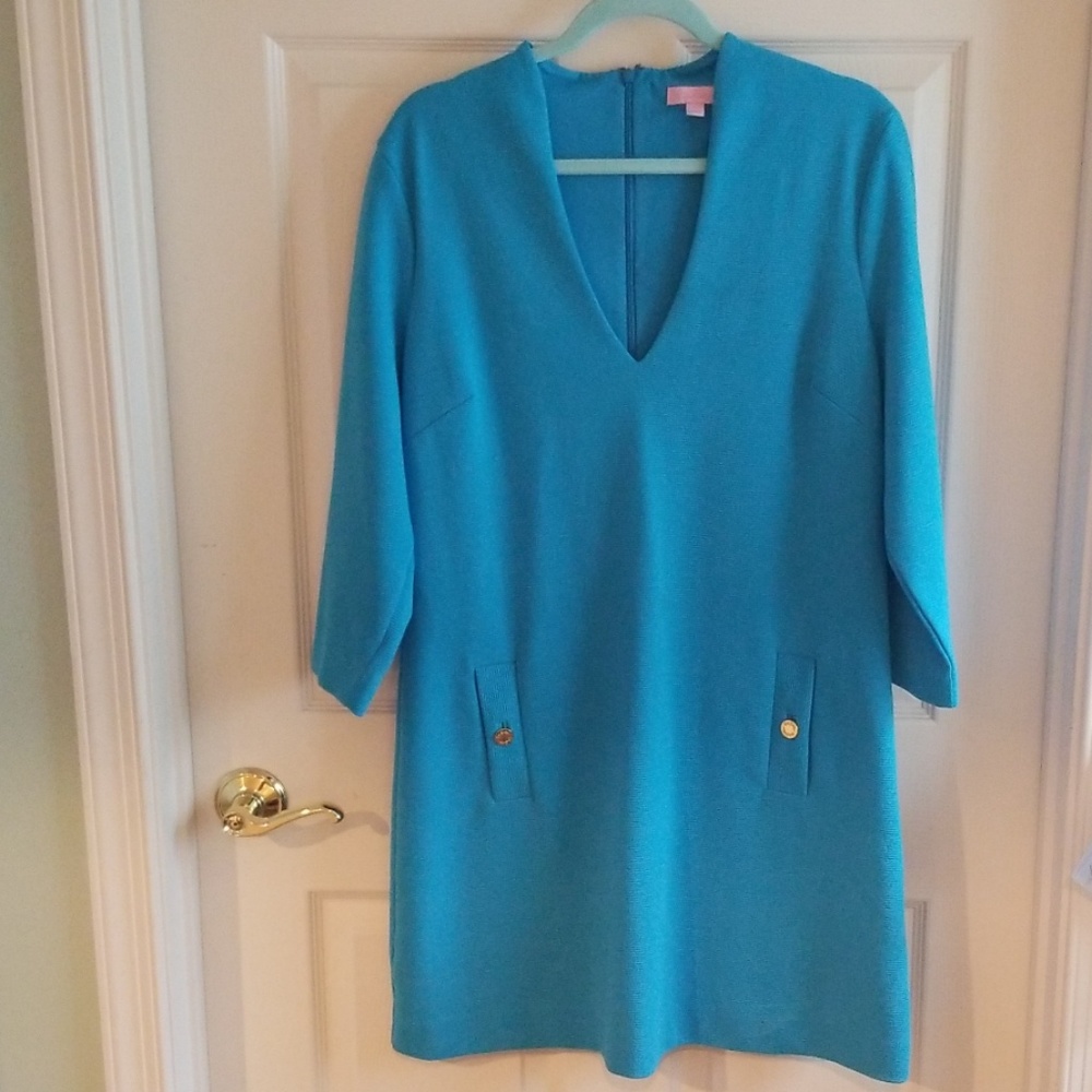 Lilly Pulitzer Ariel Blue Charlena Shift Dress